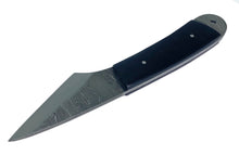 Load image into Gallery viewer, Damascus Steel Kiridashi -Japanese Utility Knife Leather Sheath Custom Handmade

