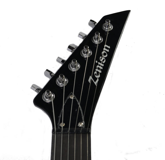 Electric Guitar Full Size Right Handed Rock Style 6-String Gloss Black