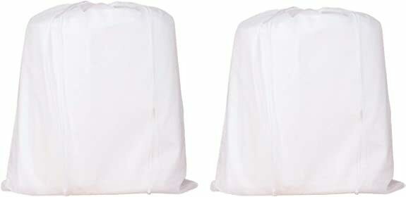 Santwo 2 Piece Non-woven Breathable Dust-Proof Drawstring Storage Pouches - New