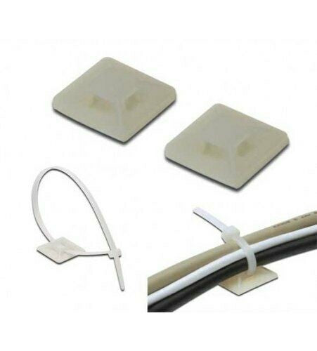 Startech HC102 Self-Adhesive Tie Mounts - Package Of 100 Mounts - New