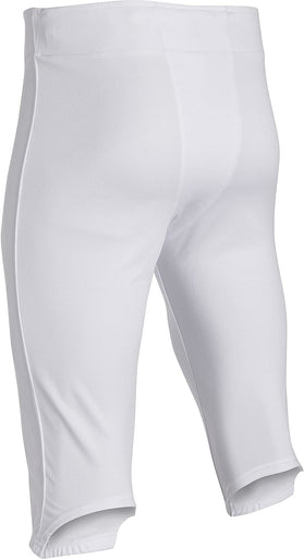 Champion YOUTH Football Practice Pants Touchback Lace-Up Hip & Leg Pads - White