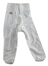 Load image into Gallery viewer, Champion YOUTH Football Practice Pants Touchback Lace-Up Hip &amp; Leg Pads - White
