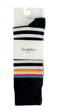 Load image into Gallery viewer, Goodfellow &amp; Co™ Men's Striped Dress Socks, Comfort Stretch Socks Sizes 6-12
