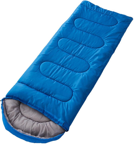 Lot of 10 Mummy Sleeping Bags - 7' Thick Comfortable Camping Backpacking Sleep Sacks - BLUE
