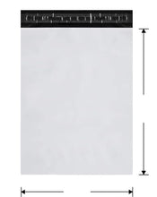 Load image into Gallery viewer, Pack of 100 Poly Mailers Shipping Bags Premium White Bags 7.75" x 10.25"
