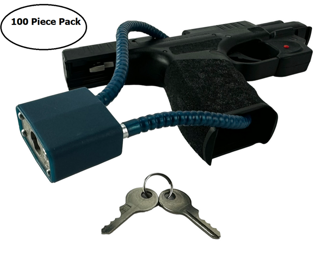 100 Pack Gun Cable Lock 13.5