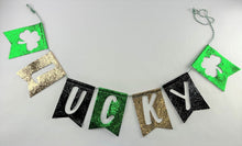Load image into Gallery viewer, 7pc - SAINT PATRICKS's BANNERS - 60" Assorted Decorations St. Paddy Green Party
