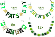 Load image into Gallery viewer, 42 pcs SAINT PATRICKS's BANNERS - 60" Assorted Decorations St. Paddy Green Party
