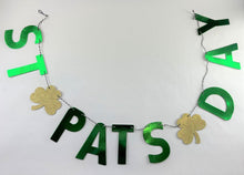 Load image into Gallery viewer, 42 pcs SAINT PATRICKS's BANNERS - 60" Assorted Decorations St. Paddy Green Party
