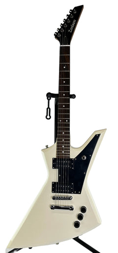 Electric Guitar Rock Style 6-String Right Hand Full Solid Body - Antique WHITE