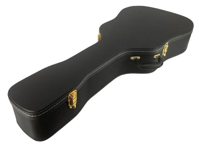 RESONATOR GUITAR Acoustic-Electric SEPELE SPRUCE Top Single Cutaway Steel Pan Blues in Plush HARDSHELL Travel CASE