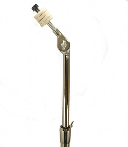 Zenison Straight Cymbal Stand 5' Heavy Duty Chrome Double Braced Tripod Anti Skid