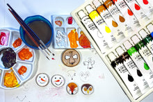 Load image into Gallery viewer, 18 Color Acrylic Rainbow Pigments Artist Paint Set - Eighteen 12ml Tubes
