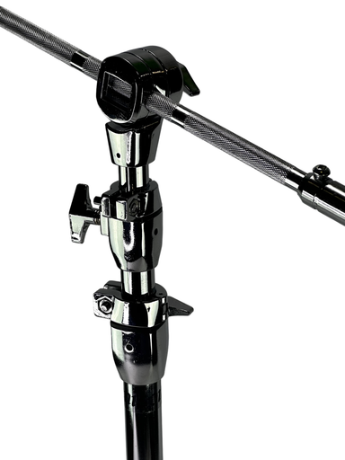 Zenison Cymbal Boom Stand Chrome Heavy Duty Adjustable Double Braced Anti Skid