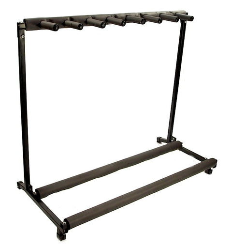 Zenison 7 Guitar Stand Folding Padded Instrument Organizer Display Rack