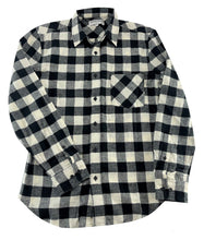 Load image into Gallery viewer, Men&#39;s Buffalo Plaid Flannel Shirt American Apparel White Buffalo Check - SM &amp; XL
