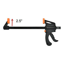 Load image into Gallery viewer, Lot of 12 - Ratcheting Bar Clamps Wholesale 30&quot; Length 2.5&quot; Throat Nylon Clamps
