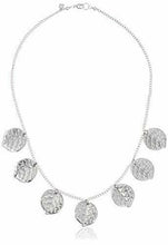 Load image into Gallery viewer, Cristina V. Silver 7 Leaf Charm Necklace, 17&quot;
