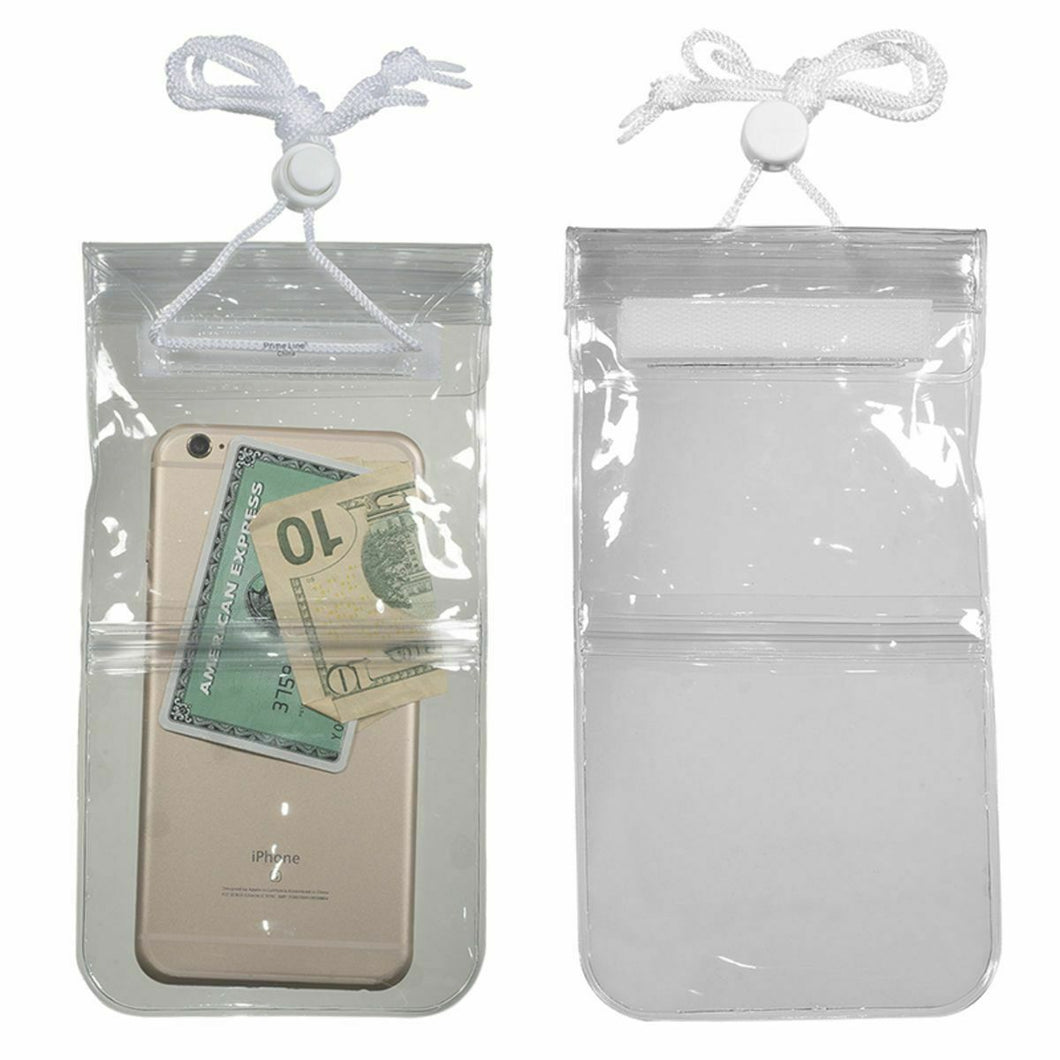 125 - Double Pocket Clear Water Resistant Bags for Resale or  Promotional Use