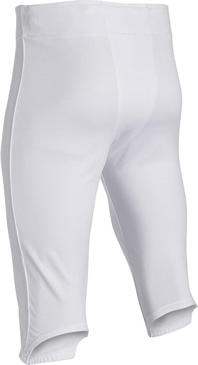 BIKE Athletic Football Pants White Protective Practice Pants w/Pad Slots White