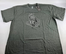 Load image into Gallery viewer, NHL Ottawa Senators Hockey Men&#39;s Licensed Screen Print T-Shirt, Gray Big &amp; Tall
