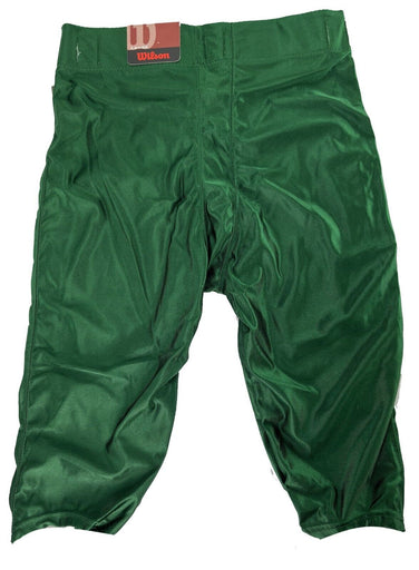 Wilson Football Practice Pants WTF5625 Protective Pants w/Pad Slots Green Med