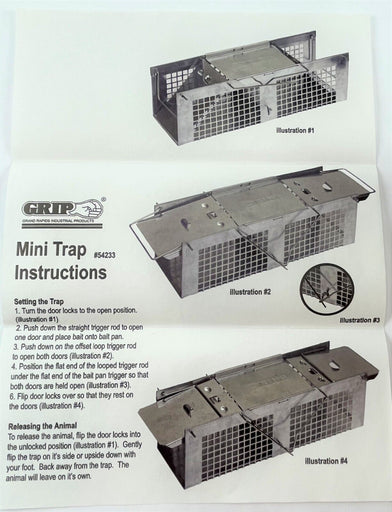 Small Animal Trap Mini Rodent Trap Chipmunks Squirrels Rats Voles Pest Control