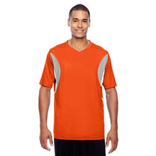 Load image into Gallery viewer, Team 365  Men&#39;s Jersey TT10, Antimicrobial Moisture Wicking Orange Varied Sizes
