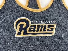 Load image into Gallery viewer, Nike Women&#39;s St. Louis Rams Retro Throwback Tank Athletic Cut NFL Athletic Top

