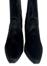 Load image into Gallery viewer, Women&#39;s Tommi Velvet Ankle Booties - Mossimo™ Black Size 8.5 Boots - New
