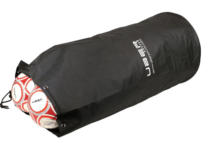 Uber Soccer Ball Carry Bag, XL Ball Sack, Soccer Ball Carrier Tote with Strap