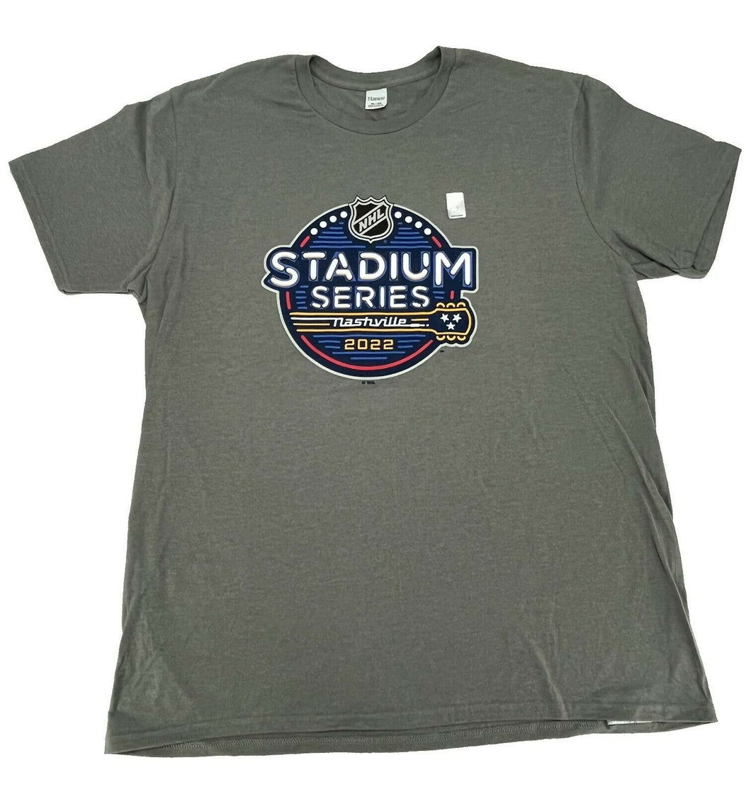 Men's NHL Nashville Stadium Series Event Logo T-Shirt, Gray