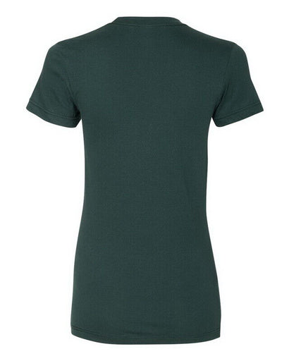 Women's Classic Short Sleeve T-Shirt by American Apparel, Forrest Green - New