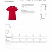 Load image into Gallery viewer, Women&#39;s Classic Short Sleeve T-Shirt by American Apparel, Cranberry Red
