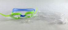 Load image into Gallery viewer, Lot of 72 Youth Swimming Goggle Sets - Wholesale Goggles with Cases &amp; Earplugs
