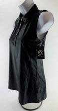 Load image into Gallery viewer, Women's Golf Sleeveless Polo Shirt - C9 Champion® - Black XS
