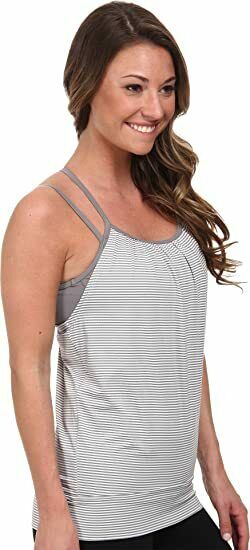 Merrell Women's Deveau Thelon Tank, Attached Sports Bra, Moisture Wicking, Med