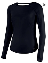 Load image into Gallery viewer, asics Running Women&#39;s Top Fuzex Long Sleeve Moisture Wicking, Black, Large

