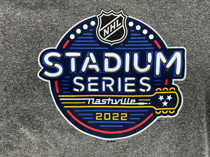 NHL Nashville Stadium Series Event Logo Hoody, Charcoal Gray