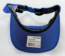 Load image into Gallery viewer, Lids Sun Visor - 110 Mini Pique Adjustable Adult Comfort Flex-Fit Visor Cap Blue
