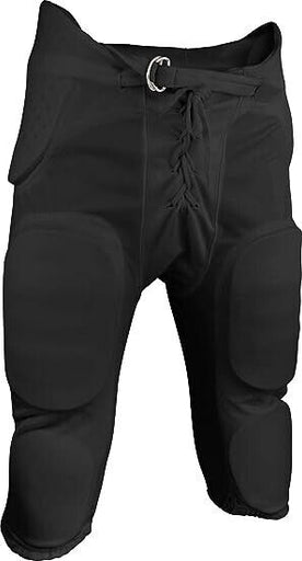 Mens' Safety Integrated Football Practice Protective Pants Built-in Pads Large