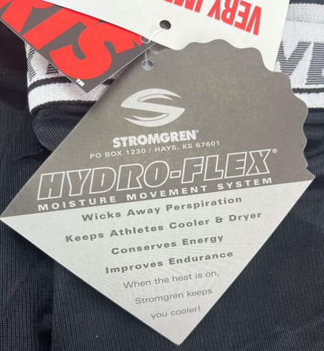 Stromgren Power Shorts Moisture Wicking Hydro-Flex Athletic Briefs BLK 2XL & 3XL