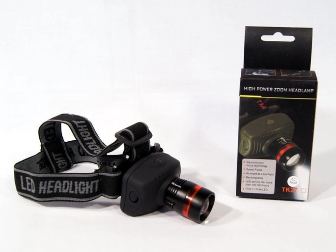 High Power Zoom Headlamp LED Headband Headlamp Indoor/Outdoor Head Flashlight