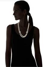 Load image into Gallery viewer, Ben-Amun Short Pearl Necklace with Infity Stations
