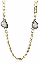 Load image into Gallery viewer, Grand Bazaar Double-Station Necklace, Swarovski Elements, 22k Gold-Plated Brass
