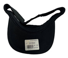 Load image into Gallery viewer, Black Sun Visor Comfort Fit Adjustable Visor Cap Open Hat Unisex Adult
