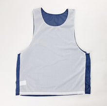 Load image into Gallery viewer, New Balance Reversible Mesh Basketball Practice Jersey Navy/White Youth Large/XL
