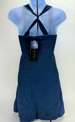 Auburn NCAA Women's Pleated Dress with Pockets and Logo, Navy