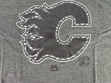 Load image into Gallery viewer, NHL Calgary Flames Hockey Men&#39;s Licensed Screen Print T-Shirt, Gray, Big &amp; Tall
