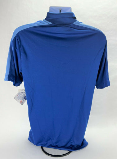 MLB Kansas City Royals Men's Polo with TX3 Cool Fabric, Royal Blue, Small
